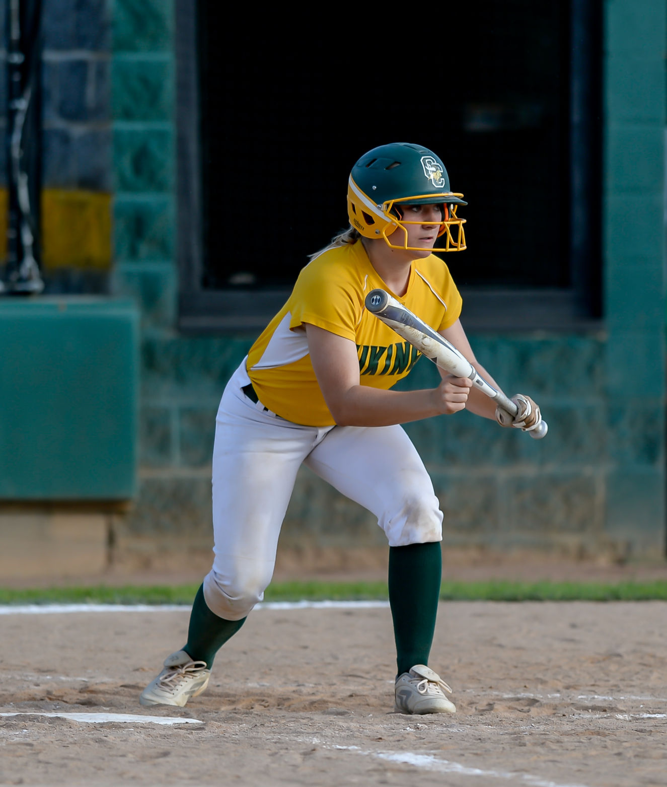 Friday night softball action